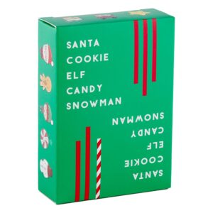 Santa Cookie Elf Candy Snowman Card Game – by Taco Cat Goat Cheese Pizza – Holiday Party Card Game – Great Stocking Stuffer – Fun for Kids, Teens, Adults and Family – 10 Min Ages 7+
