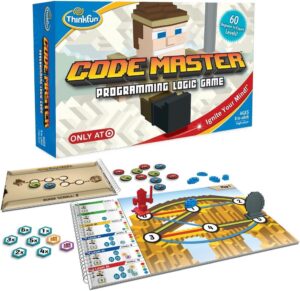 ThinkFun Code Master Programming Logic Game and STEM Toy – Brain-Boosting Gameplay | Educational Fun | Mind-Teasing Challenges for Kids and Teens