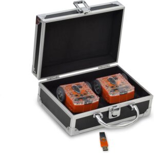 Edison Robot V3 Programmable Educational Bot STEM Coding Kit. Includes Carrying Case and USB with Resources & Lesson Plans for Teachers (Team)