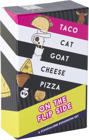 Taco Cat Goat Cheese Pizza On The Flip Side – Standalone Expansion Set for The Party Card Game – Wildly Entertaining for Kids, Teens, Adults, and Families – 10-15 Min, Age 7+, 2-8 Players