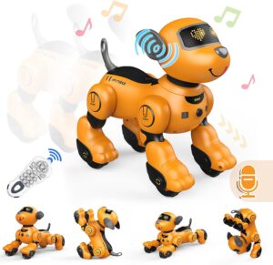 Smart Robot Dog Toys for Kids Voice Control Interactive Stunt Robots Pet Programmable Robotic Toy for 3-5 6 7 8-10 Year Old Boy Birthday Gifts for Kids 8-12