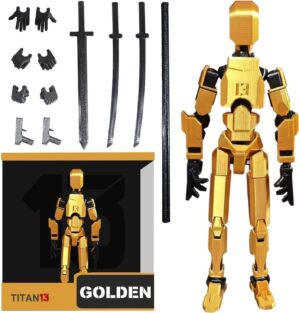 T13 Action Figure, Titan 13 3D Printed Action Figure, Lucky 13 Action Figure, Nova 13 Action Figure Dummy 13 Action Figure