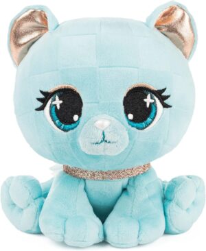 GUND P.Lushes Designer Fashion Pets Audrey Park Panther Premium Cat Stuffed Animal Soft Plush with Glitter Sparkle, Blue, 6”