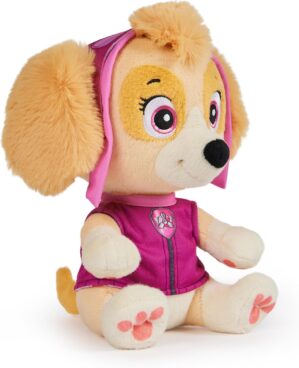 Paw Patrol, Bedtime Plush Skye, 10-Inch Stuffed Animal with Reversible Outfit, Kids Toys for Boys & Girls Ages 3 and Up