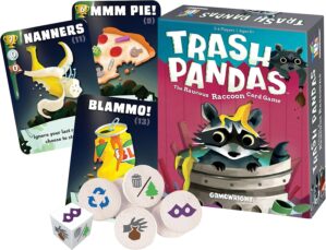 Gamewright Trash Pandas – The Raucous Raccoon Card Game – 252