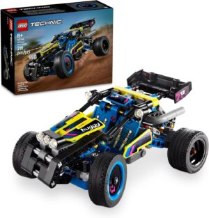 LEGO Technic Off-Road Race Buggy Buildable Car Toy, Cool Toy for 8 Year Old Boys, Girls and Kids who Love Rally Contests, Race Car Toy Featuring Moving 4-Cylinder Engine and Working Suspension, 42164
