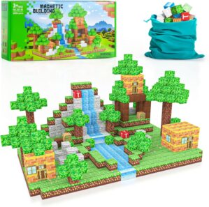 100PCS Magnetic Blocks – Building Toys for Boys Girls 3+,Toddler Building Magnet Toy STEM Sensory Game,Christmas Birthday Gifts for Kids Ages 4 5 6 7 8 9