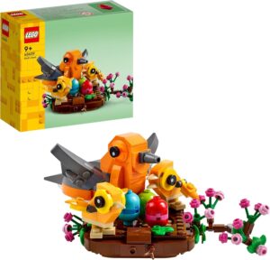 LEGO Bird’s Nest Building Toy Kit, Seasonal Display for a Table or Shelf, Fun Build for Kids Ages 9 and Up, 40639