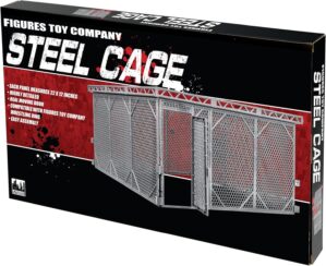Steel Cage Playset for Figures Toy Company Wrestling Rings