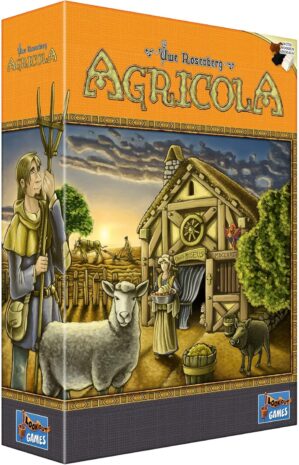 Agricola (Revised Edition) Strategy Game Farming Game for Adults and Teens Advanced Board Game Ages 12+ 1-4 Players Average Playtime 90 Minutes Made by Lookout Games