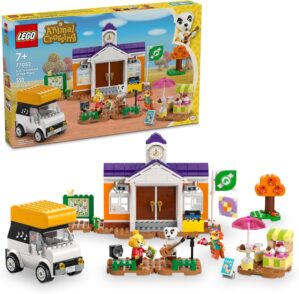 LEGO Animal Crossing K.K.’s Concert in The Plaza Building Toy Set – Animal Crossing Toy Figures & Playsets for Kids, Girls & Boys, Ages 7+ – Pretend Play Gift Ideas for Christmas – 77052