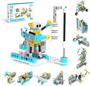 Smart Robot,72-in-1 STEM Educational Toy, Electronic Building Robot Toy, Robotics Kit, Learning Kit, Logical Training Kit, DIY Robot Building Kit for Kids, Boys and Girls Ages 6+