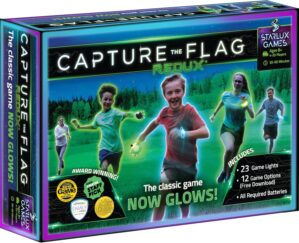 Redux: The Original Glow in The Dark Capture The Flag Game | Ages 8+ | Outdoor Games for Kids and Teens | Glow in the Dark Games | Sports Gifts for Boys | Alternative to Laser Tag Guns & Flag Football