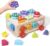 KMTJT Montessori Toys for 2 Year Old, Toddlers Wooden Shape Sorter Learning Blocks for 18 Months Boys Girls, Wood Sorting & Stacking Toys Gifts for Kids Age 2 3 4 Years Old