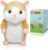 YH YUHUNG Interactive Talking Hamster Toy Repeats What You Say, Mimics Your Voice with High-Pitched Tone & Head Nodding, Soft, Durable Plush Hamster Stuffed Animal Repeating Toy for Kids