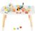 Baby Activity Cubes for Kids,Toddler Activity Cubes&Activity Center Table with Wooden Bead Mazes，Mini Toy Car,Gears&Blocks|Wooden Desk Play Table as Montessori Toy for 1 Year Old Boy Girl