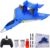 RC Amphibious Plane, 2.4Ghz RC Can Fly for 30 Minutes Foam Drone RTF Plane with Gyro and 2 Batteries Glider for Boy Girl (Blue)