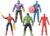 5pcs Collectible Super Hero Series Exclusive Figure Set, 4.7-Inch Action Figures