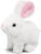 Hopping Walking Bunny Rabbit Toy with Sounds, Wiggling Ears, Twitching Mouth and Nose, Educational Interactive Bunny Rabbit Toy for Baby