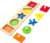 First Jumbo Knob Wooden Shape Puzzles for Toddlers 1-3, Montessori Toys for 1-3 Year Old,Peg Shapes Puzzle Sorter Board for Baby Kids,Preschool Learning Toys,1 Year Old Boy Girl Birthday Gifts