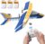 DEERC RC Plane, 2.4GHZ Remote Control Airplane W/ 3 Batteries & 6-axis Gyro Stabilizer, 2CH RTF RC Glider Toy for Beginners Kids Boys Girls Adults