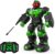 Robot Toys for Kids, Programmable Remote Control Robot with Intelligent Gesture Sensing, Recharge, Singing & Dancing Mode, Launcher (Green)