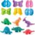 VConejo Color Dough Toys Dough Accessories Set Creations Tools for Kid 2-4-8 Years (Dinosaurs World)