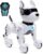 Top Race Rechargeable Robot Dog- Interactive Smart Robo Dog for Kids Ages 5-7 – Programmable with Remote Control, Voice and Touch Features – Realistic Actions and Perform Tricks – 4x5x6 Inches (White)