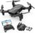 DEERC D20 Mini Drone for Kids with 720P HD FPV Camera Remote Control Toys Gifts for Boys Girls with Altitude Hold, Headless Mode, One Key Start Speed Adjustment, 3D Flips 2 Batteries, Black