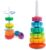 Spinning Stacking Toys, Educational Toddler Toys Stacking Rings Baby Toy, Montessori Toy for Girls and Boys, Spin Gears Toys Christmas Birthday Gift for 1-3 Year Old