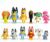 12 Pcs Wolfs-Bluey Figures Toys Playset, Wolves-Action Figurines Family and Friends Set