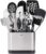 OXO Good Grips 15-Piece Everyday Kitchen Utensil Set, Silver