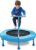 SkyBound 36 Inch Indoor Trampoline for Kids – Kids Trampoline Indoor with Handle – Toddler Trampoline with Upgraded 2.0mm Steel Pipe and Handlebar – Mini Indoor Trampoline for Kids Age 3 and Above