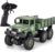 XINGRUI 50 Minutes Playing Time RC Military Truck, JJRC Q69 Off-Road Remote Control Car 2.4Ghz 4WD 1:18 Scale Toy Vehicle for Kids Children Boy Gift