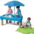 Step2 Cascading Cove Sand and Water Table, Kids Activity Sensory Playset, Comes with Umbrella, Summer Outdoor Toys, 7 Piece Toy Accessories, For Toddlers 1.5+ Years Old