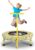 KENSONE 36″ Mini Trampoline for Kids, Indoor Small Recreational Trampoline for Toddlers with Foam Handle and Leg Suction Cups