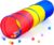 PigPigPen Pop Up Play Tunnel Tent for Toddlers Babies or Dogs, Indoor & Outdoor Toys for Kids Backyard Playset. (Red,Yellow,Blue)