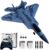 HAWK’S WORK 2 CH RC Airplane, F-22 Plane Ready to Fly, 2.4GHz Remote Control, Easy to Fly RC Glider for Kids & Beginners