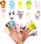 10Pcs Finger Puppets Set – Soft Plush Animals Finger Puppet Toys for Kids, Mini Plush Figures Toy Assortment for Boys & Girls, Party Favors for Shows, Playtime, Schools