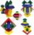 Pyramid Stacking Toy Building Blocks 3D Puzzle Brain Teasers for Kids and Adults-Creative Preschool Learning Activities- Toddler Building Toys, Kids Blocks for 3 Year Old Boys & Girls