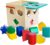 Premium Wooden Shape Sorter Toy with Sliding Lid & Carrying Strap 12 Color Solid Wood Geometric Shape Puzzle Pieces – Classic Developmental Toy for Preschool Toddlers 1 2 & 3 Year Olds