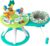 Bright Starts Around We Go 2-in-1 Walk-Around Baby Activity Center & Table, Tropic Cool, Ages 6 Months+