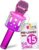 Move2Play, Kids Karaoke Microphone | Includes Bluetooth & Pre-Loaded Songs | Christmas & Birthday Gift | Toy for All Ages – 2, 3, 4, 5, 6+ Year Old Girls, Boys & Toddlers