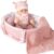 12” Baby Doll Playset with Washable Doll Accessories Includes Carrier Bassinet Bed, Pacifier, Blanket, and Pillow, First Baby Dolls for Toddlers 36 Months and Up