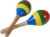 Maracas Hand Percussion Rattles, Wooden Rumba Shaker Musical Instrument for Kids Adults, Set of 2