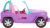 Barbie Toy Car, Doll-Sized SUV, Purple Off-Road Vehicle with 2 Pink Seats & Treaded, Rolling Wheels