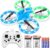 NXONE Drone with Altitude Hold, Headless Mode, 3D Flips, One Key Take Off/Landing, Kids Drone Toys Gifts, White Blue