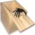 Jishi Large Spider Prank Box Halloween Gag Gifts, Funny Wooden Surprise Gift Box for Money Cash Card, Spider Prank Toys for Kids Boys, White Elephant Gifts for Adults Men, Christmas Stocking Stuffers