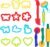 Clay and Play Dough Tools Six Piece Set – Ages 3 & Up (18pcs)