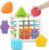 MINGKIDS Montessori Toys for 1 Year Old, Toy 6 Pc Multi Sensory Shape, Toddler Developmental Learning Toys Birthday Gifts, Baby Toys 12 Month